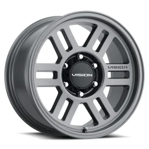 Vision Wheel Off-Road – 355 M2 OVERLAND – Grey – 15″x7.5″ -12mm – All weather Wheels – 355-5783SG-12